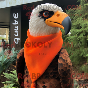 Orange Haast S Eagle maskot...