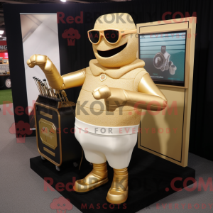 Gold Golf Bag...