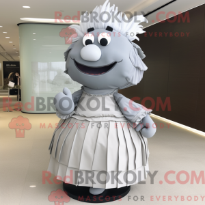 Grå bryllupskage maskot...