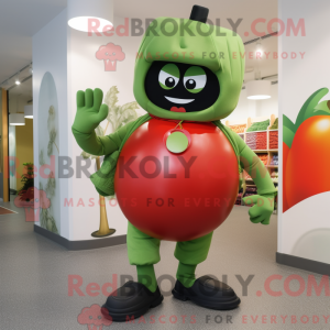Olive Tomato mascot costume...