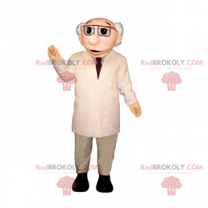 Mascote profissional - Cientista - Redbrokoly.com