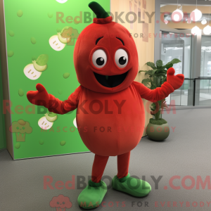 Olive Tomato mascot costume...