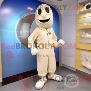 Cream Champagne maskot...