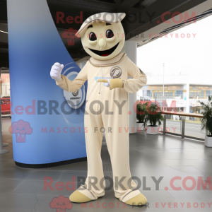 Cream Champagne mascot...
