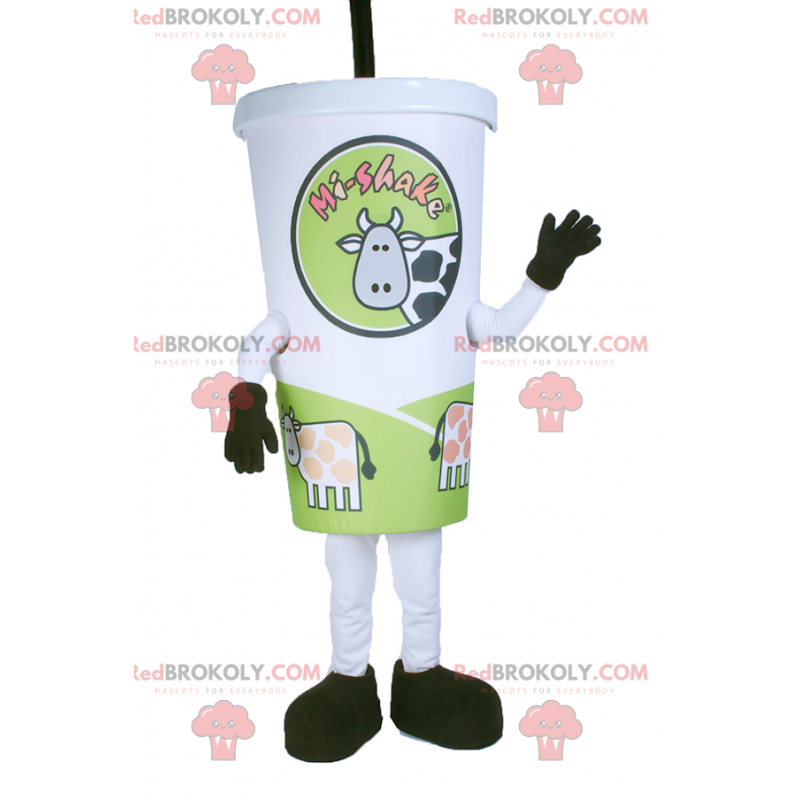 Take away milkshake mascot - Redbrokoly.com