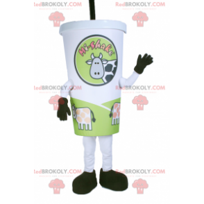 Take away milkshake mascot - Redbrokoly.com