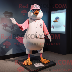 Pink Gull-maskotdraktfigur...