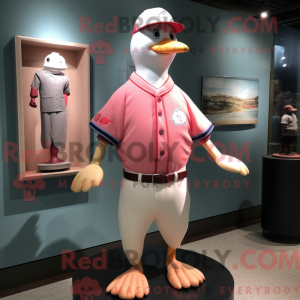 Pink Gull-mascottekostuum...