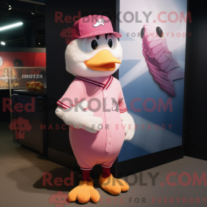 Pink Gull-maskotdraktfigur...