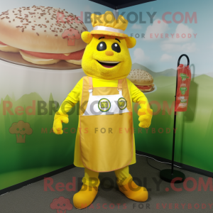 Postava maskota Yellow...