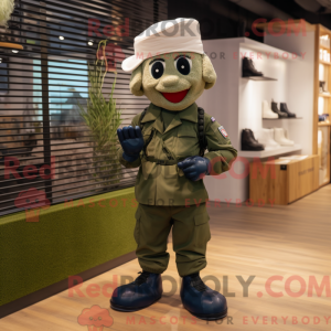 Olive Navy Soldier máscara...