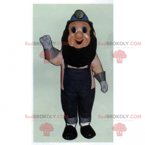 Miner mascot in work clothes - Redbrokoly.com