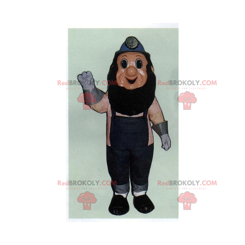 Mijnwerker mascotte in werkkleding - Redbrokoly.com Mijnwerker mascotte in werkkleding - Redbrokoly.com