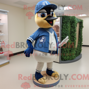 Tan Blue Jay maskerad figur...