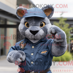 Navy Jaguarundi mascot...