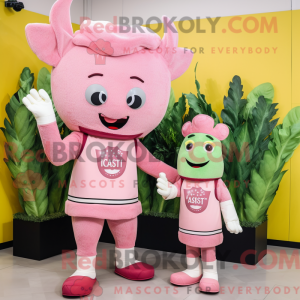 Pink Cæsar Salat maskot...