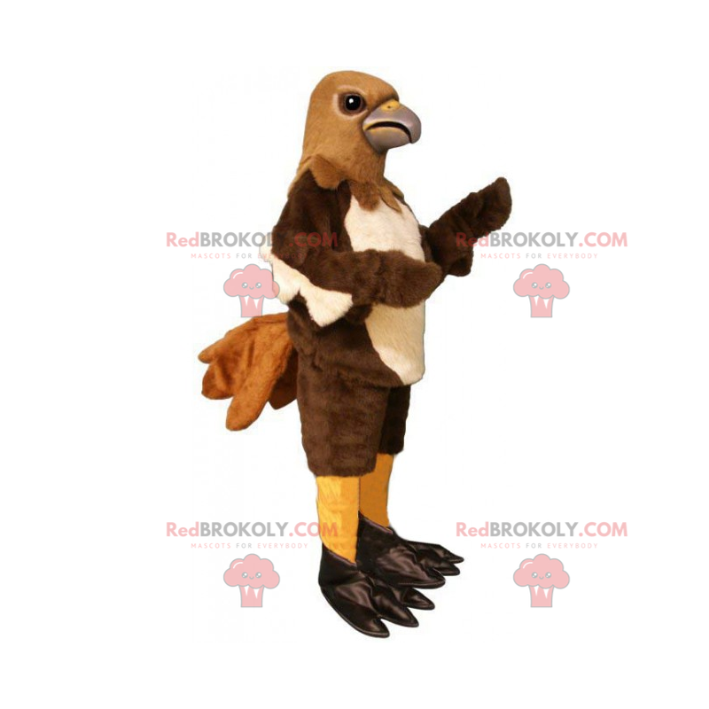 Dreifarbiges Adler-Maskottchen - Redbrokoly.com