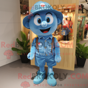 Disfraz de mascota Sky Blue...