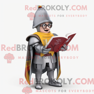 Gray Swiss Guard mascot...