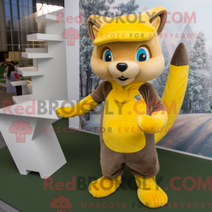 Gul Marten máscara preta...