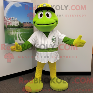 Lime Green Attorney mascot...