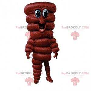 Mascotte de morceau de bois - Redbrokoly.com