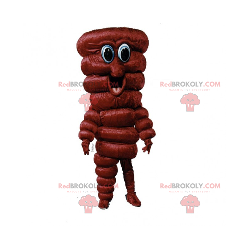 Stuk hout mascotte - Redbrokoly.com