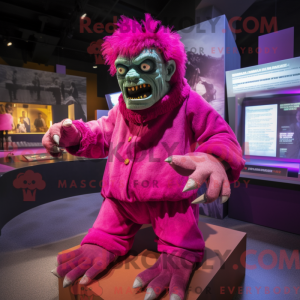 Disfraz de mascota Magenta...