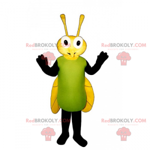 Mascota mosca con alas amarillas - Redbrokoly.com