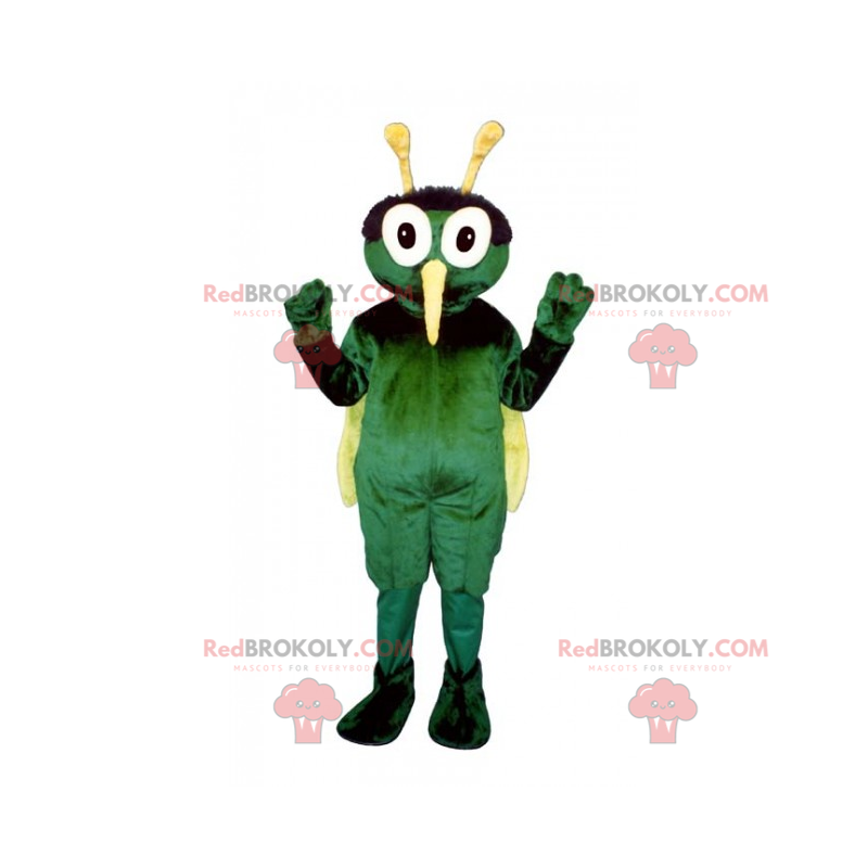 Mascote mosca de olhos grandes - Redbrokoly.com