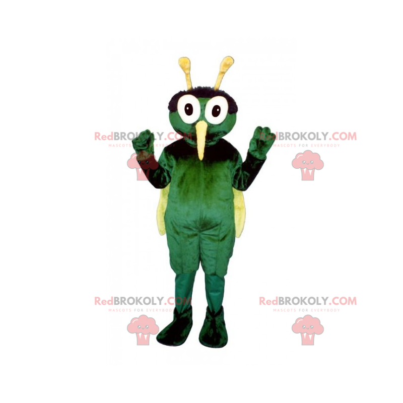 Mascotte de mouche aux grands yeux - Redbrokoly.com