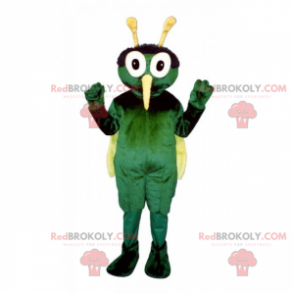Fliegenmaskottchen mit großen Augen - Redbrokoly.com