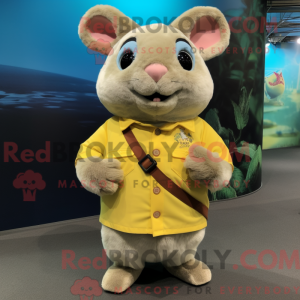Yellow Chinchilla mascot...