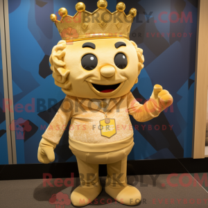 Maskottchenkostüm Gold King...