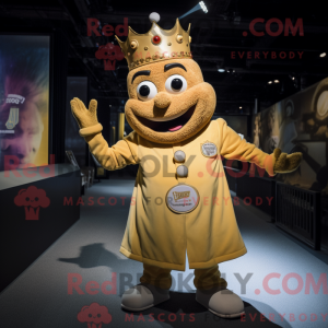 Gold King-maskotdraktfigur...
