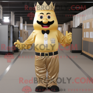 Maskottchenkostüm Gold King...