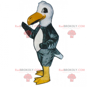 Mascota de gaviota con plumas grises - Redbrokoly.com