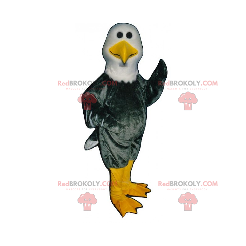 Mascota de gaviota de dos tonos - Redbrokoly.com
