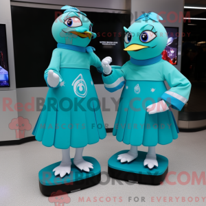 Turquoise Pair Of Ice...