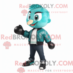 Teal Volleyball Ball...