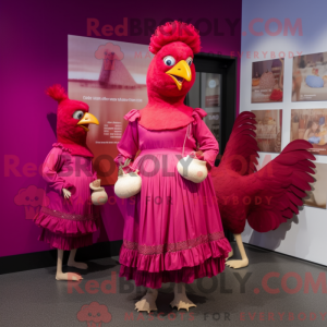 Postava maskota Magenta...