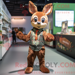 Olive Roe Deer mascot...