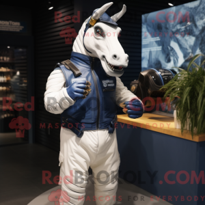 Costume mascotte de Quagga...