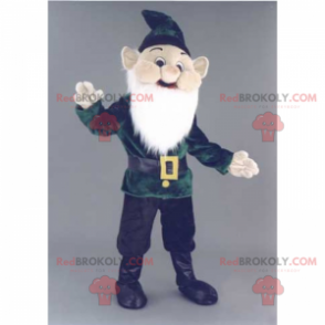 Mascota de gnomo de jardín con barba larga - Redbrokoly.com
