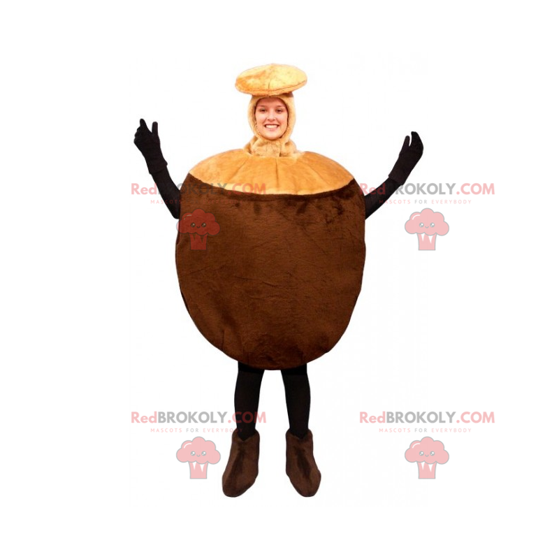 Hazelnut mascot - Redbrokoly.com