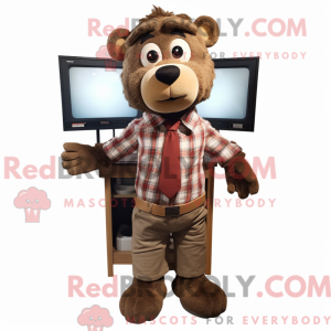 Brown Television mascot...