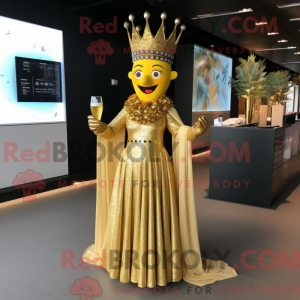 Maskottchenkostüm Gold...