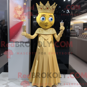 Maskottchenkostüm Gold...