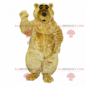 Beige og blød bamse-maskot - Redbrokoly.com