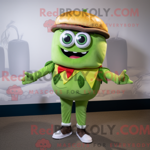 Olive Burgers mascot...